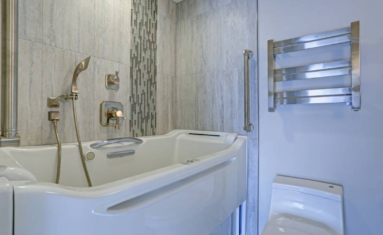 Slide In, Sit Down, Walk-In Bath Tub Accessories - SanSpa Fivestar Walk-In  Tubs
